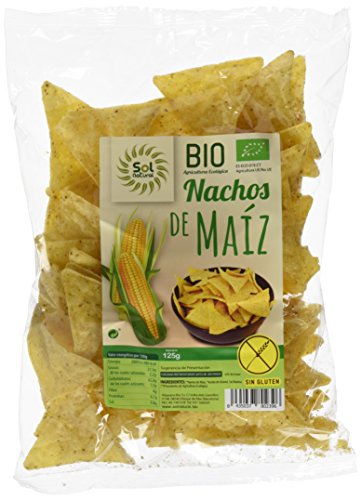 Solnatural Nachos De Maiz Natural Sin Gluten Bio 125 G 200 g