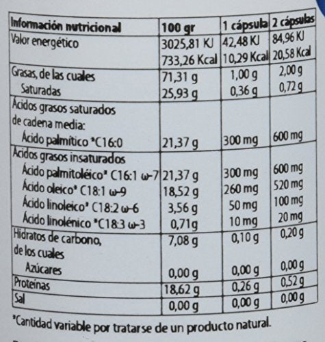 Omega 7 de Equisalud, 40 perlas