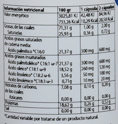 Omega 7 de Equisalud, 40 perlas