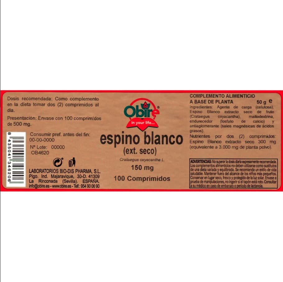 Espino Blanco 150 mg