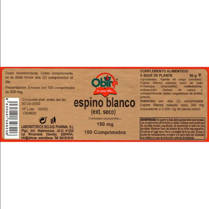 Espino Blanco 150 mg