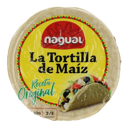 NAGUAL TORTILLA DE MAIZ SIN Gluten 8/u, Estándar, Único