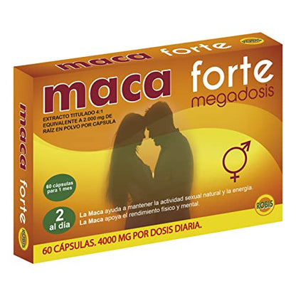 Robis Maca Forte Complemento Alimenticio Natural - 60 Cápsulas