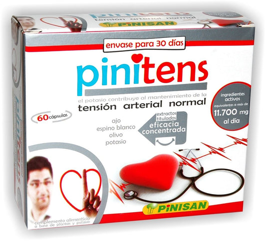 Pinitens Pinisan 60 Cápsulas – Apoyo Natural para la Tensión Arterial
