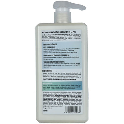 Crema Corporal Ultrahidratante 1L Shova De