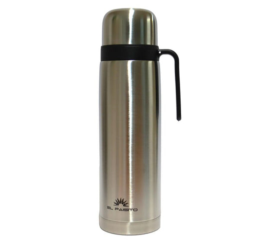 Termo de acero inoxidable El Paisito 1L