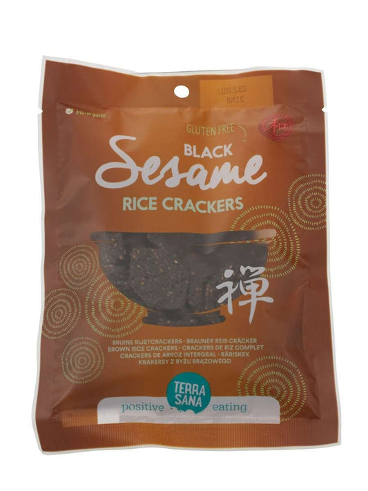 Terrasana Sesamo Negro Arroz Crackers Crackers De Arroz Inte 60 G 160 ml
