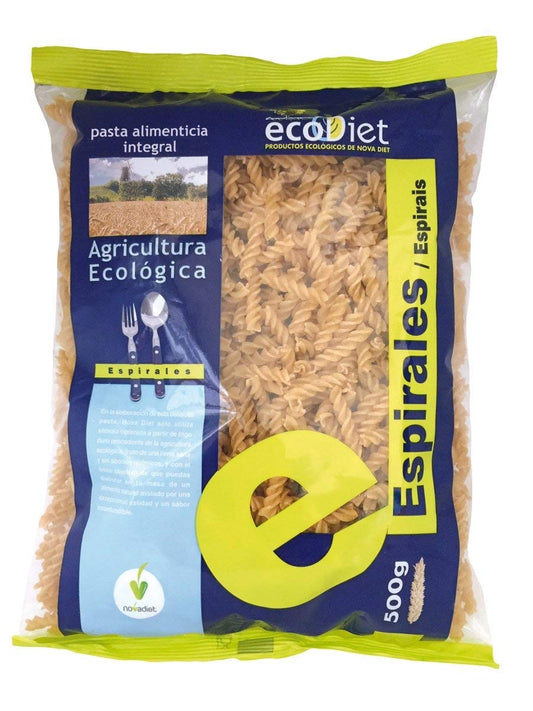 Novadiet ESPIRALES Integral ECODIET Envase de 500 g, Negro, Estandar