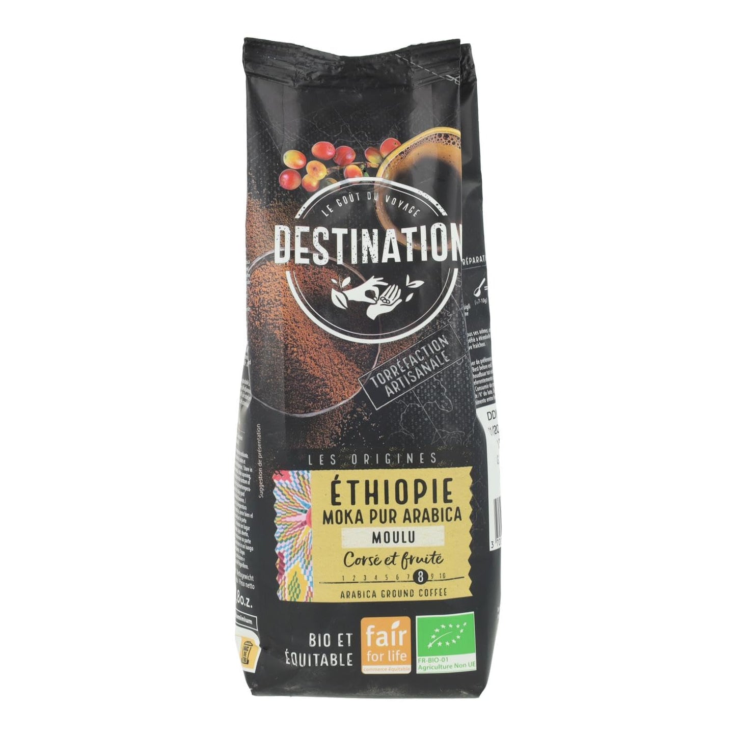 Café Puro Arábica Molido Etiopía Moka 250 Gr