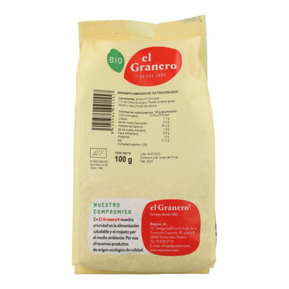 El Granero Integral Amaranto Hinchado Bio 100 G