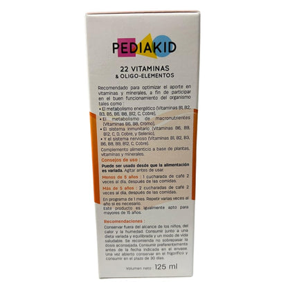 PEDIAKID- 22 Vitaminas y Oligoelementos