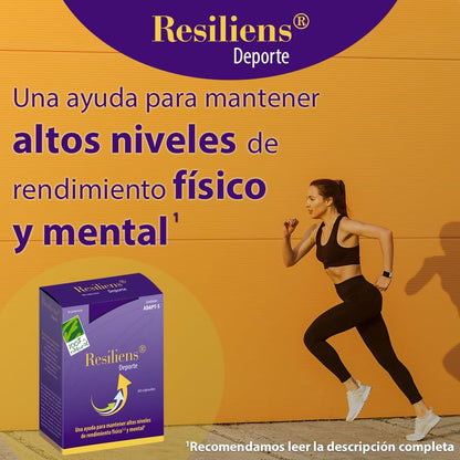 100% Natural - Resiliens Deporte Rendimiento Deportivo Cansancio Fatiga Estrés