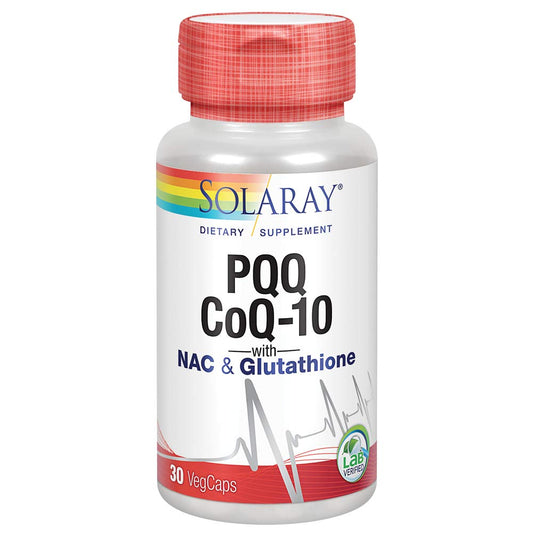 Solaray PQQ + CoQ10 | 30 VegCaps