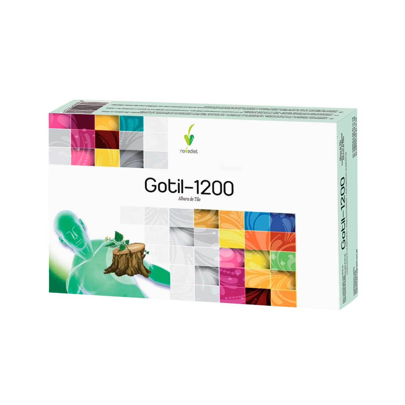 Novadiet - GOTIL 1200 Ampollas con Albura de Tilo - Para Alivio del Dolor de Cabeza - Equilibrio de Ácido Úrico y Bienestar Digestivo - Favorece la Depuración del Organismo - 20 Ampollas de 10 ml