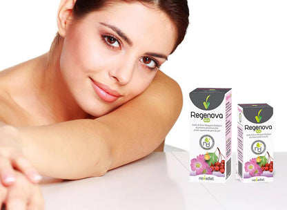 Novadiet - REGENOVA ECO 50 ML con Aceite de Rosa Mosqueta Ecológico - Regeneración y Hidratación Profunda - Promueve Cicatrización y Mejora de Manchas - Uso Externo - Envase 50 ml