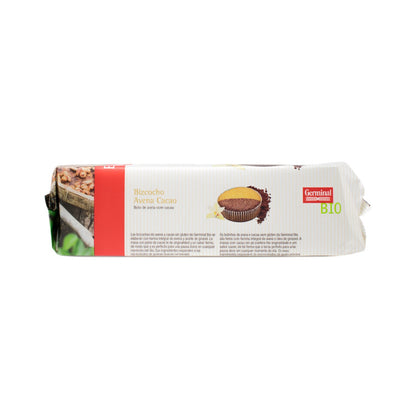 Bizcocho de avena y cacao sin gluten - Germinal - 180g