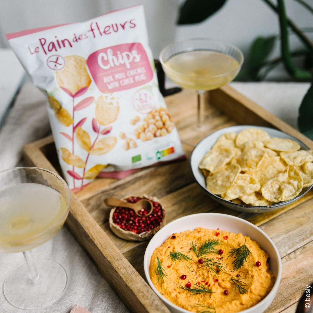 LE PAIN DE FLEURS Chips GARBANZOS 50g LE Pain DE FREURS, Estándar, Único, 50