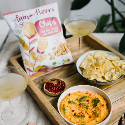 LE PAIN DE FLEURS Chips GARBANZOS 50g LE Pain DE FREURS, Estándar, Único, 50