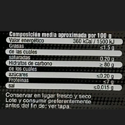 Harina de Arroz - Mega Plus, Harina Arroz para batidos, Reposteria, Nutrición Completa y Sin Gluten, con Aporte de Carbohidratos. Ideal para Celiacos." 1,5 kg 100% harina de arroz extra fina.
