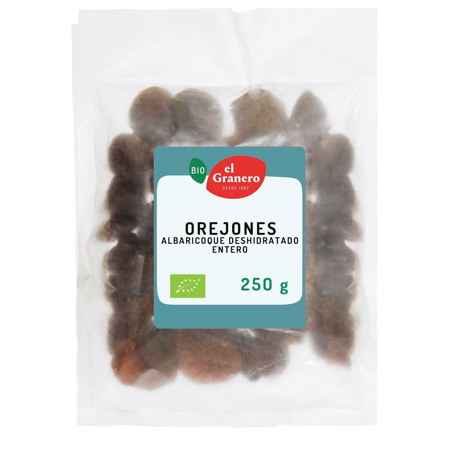 El Granero Integral - Orejones BIO - 250 g - Alto Contenido en Nutrientes - Fuente Rica de Calcio - Mejoran la Salud Ósea y Cardiovascular - Aptos para Veganos
