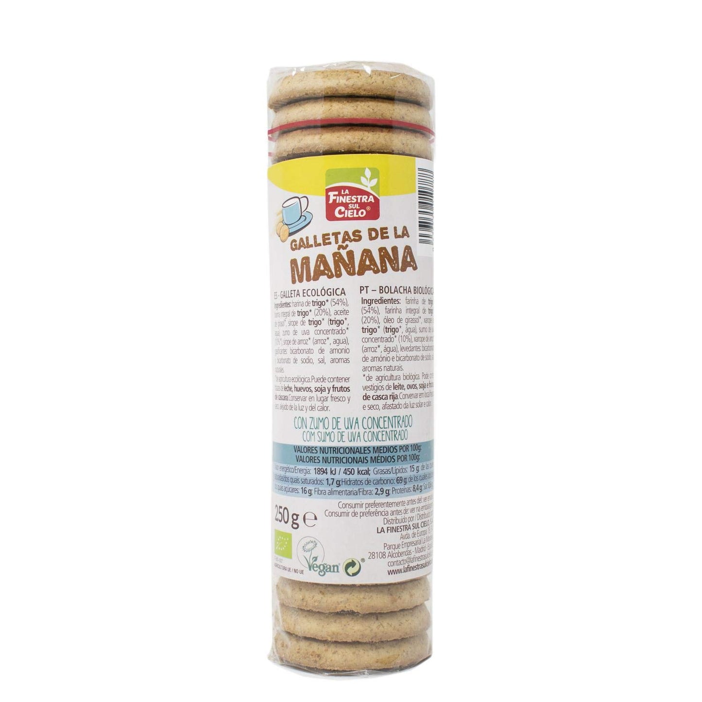 Galletas de la mañana ""Buon Giorno"" La Finestra Sul Cielo 250 g
