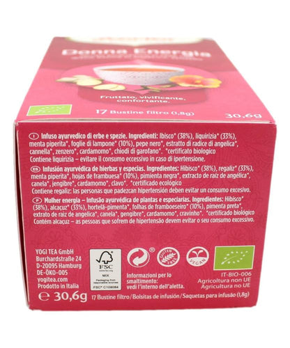 Yogi Tea Mujer Energia 17 Filtros