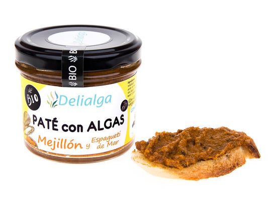 PATE CON ALGAS MEJILLON Y ALGA ESPAGUETI DE MAR BI