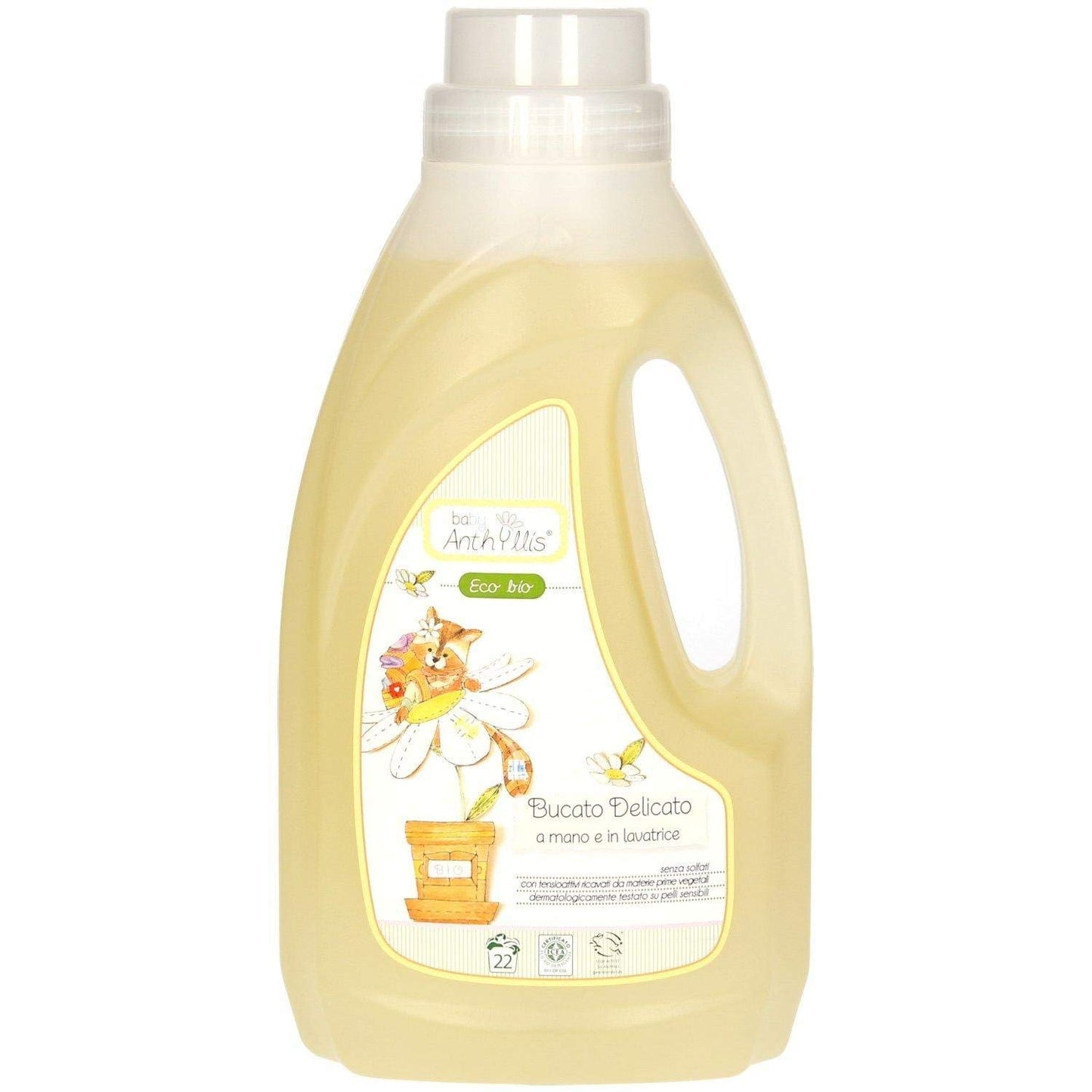 Baby Anthyllis Detergente Delicado Para Ropa De Bebé Eco, Multicolor, 1000 Mililitro