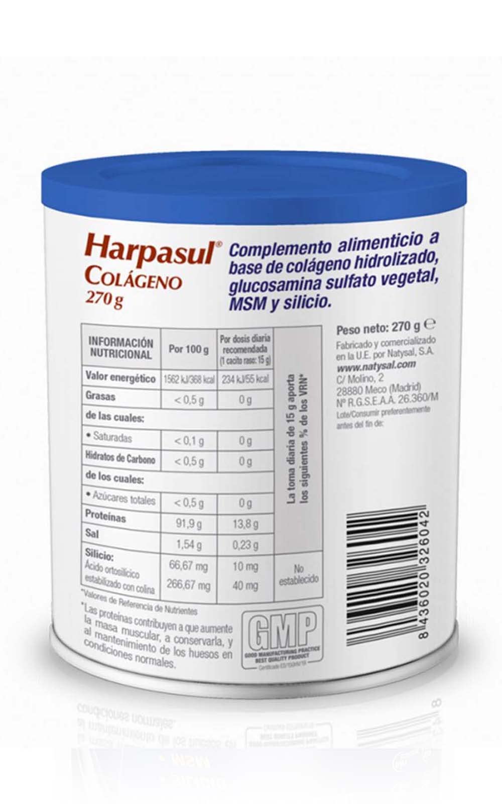 Harpasul Colágeno 270 grs, Natysal, Cuidado articular
