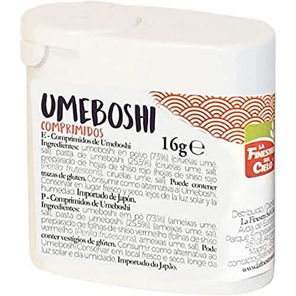 Pastillas ume-san de umeboshi - La Finestra Sul Cielo - 16g - Alimentación macrobiótica
