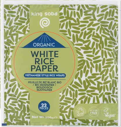King Soba Papel De Arroz Bio 200 G