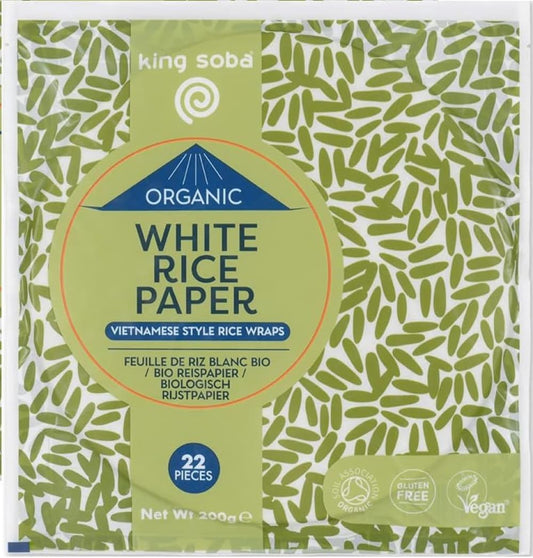 King Soba Papel De Arroz Bio 200 G