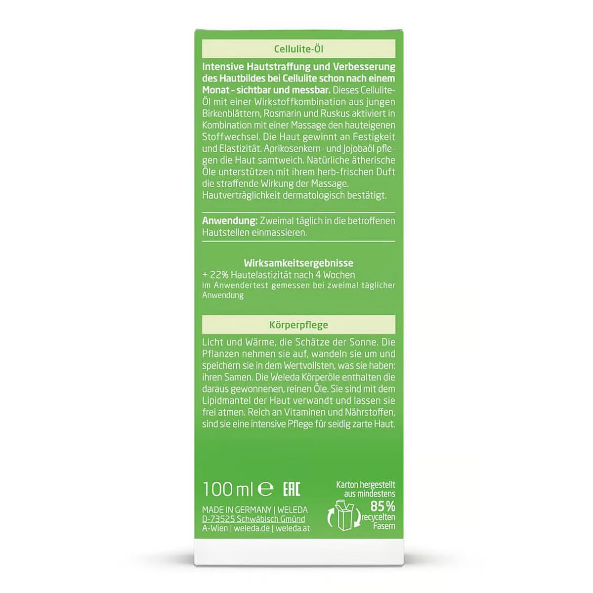 Weleda Celulitis de abedul L 100 ml