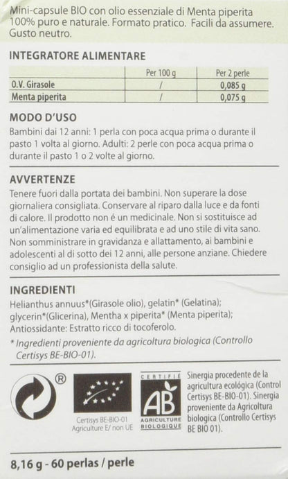 PRANARÔM - Aceite Esencial - Menta Piperita En Perlas - 60 Perlas.