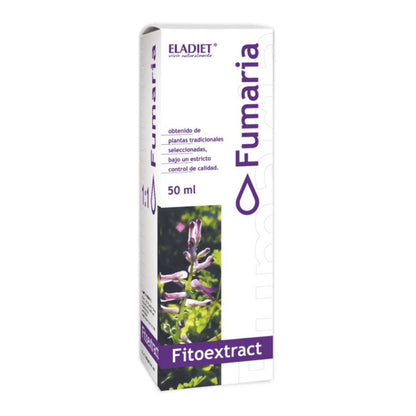 Fitoextract de Fumaria - 50 ml - Ayuda a Proteger las Funciones del Hígado - Propiedades Drenantes - Ideal para Mejorar el Proceso de Digestión - Eladiet