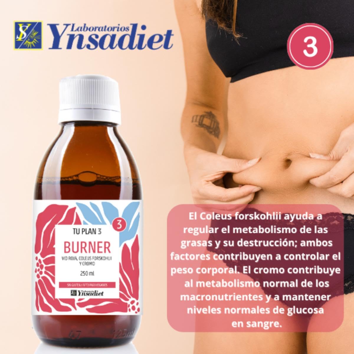Tu Plan 3 - Plan Integral 20 días para recuperar tu figura ideal - Control de Peso - Ynsadiet