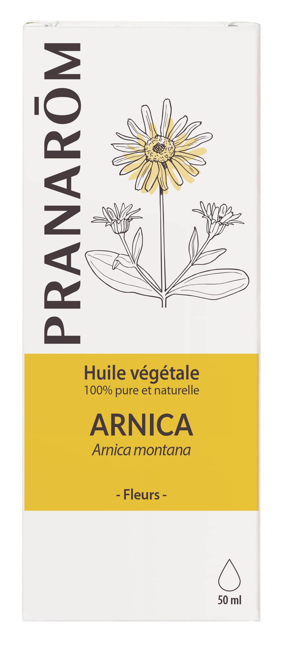 PRANARÔM - Árnica - Aceite Vegetal - Tensiones y Rigideces Musculares y Articulares - 50 ml