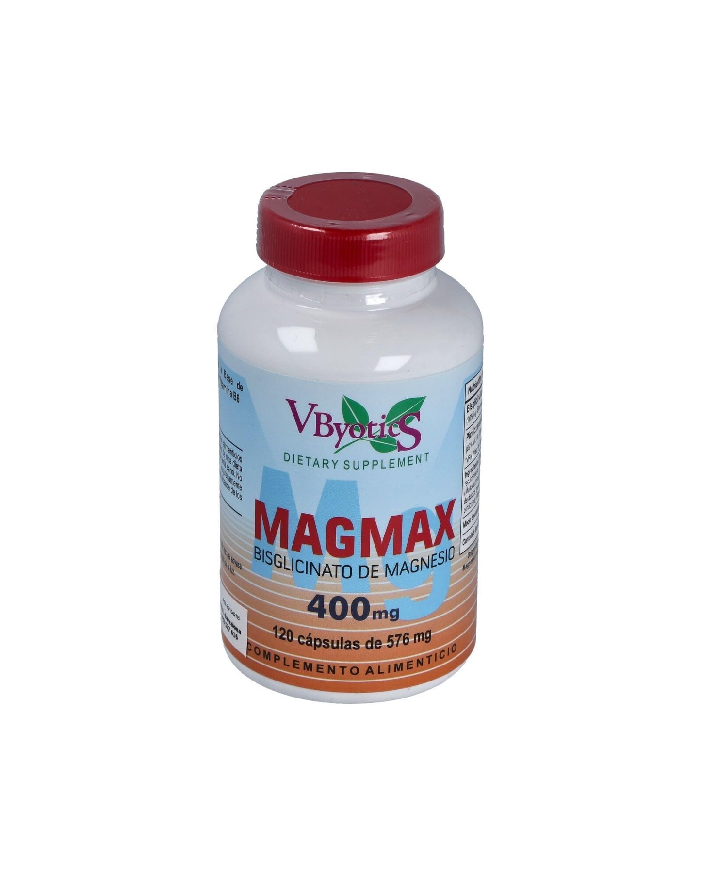 Vbyotics Magmax Biglicinato 120 Capsulas - 1 unidad