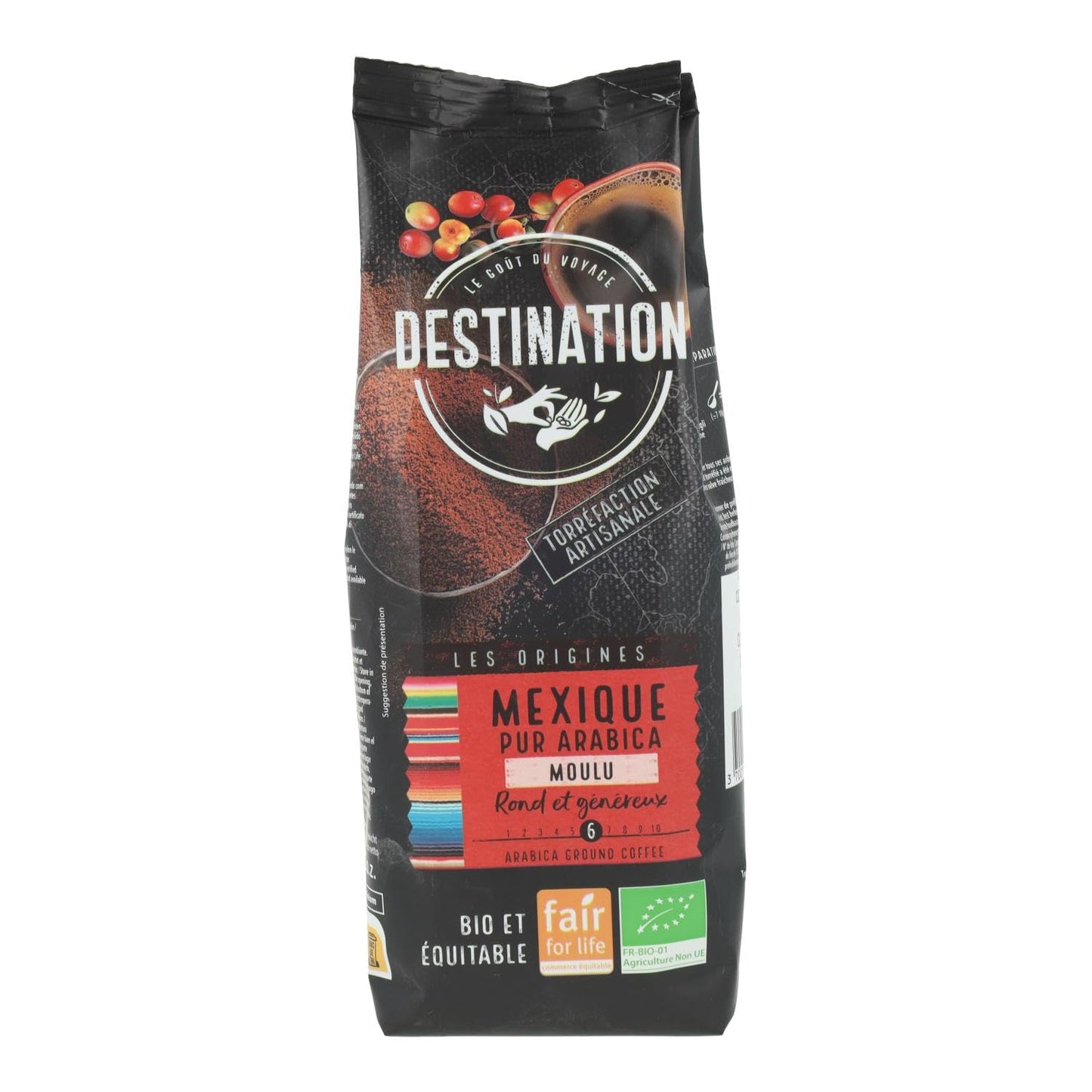 Destination CAFÉ MOLIDO MÉXICO 100% ARÁBICA BIO, 250 g 250 g