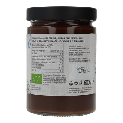 LA VIDA VE Crema Chocolate Vida Vegan 600G, Estándar, Único