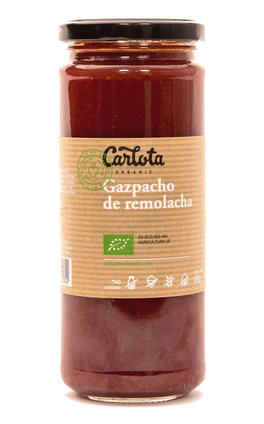 Carlota organic - Gazpacho de remolacha - 5485-450gr-CarlotaOrganic