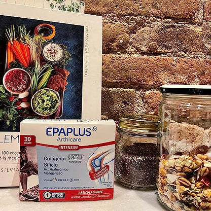 EPAPLUS Arthicare Colágeno Intensive, UCII, 30 comprimidos, Silcio, Ácido Hialurónico, Manganeso, Cobre, Ayuda en Molestias Articulares