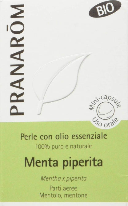 PRANARÔM - Aceite Esencial - Menta Piperita En Perlas - 60 Perlas.
