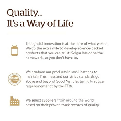 Solgar Calcio y Magnesio con Zinc Comprimidos - Envase de 100