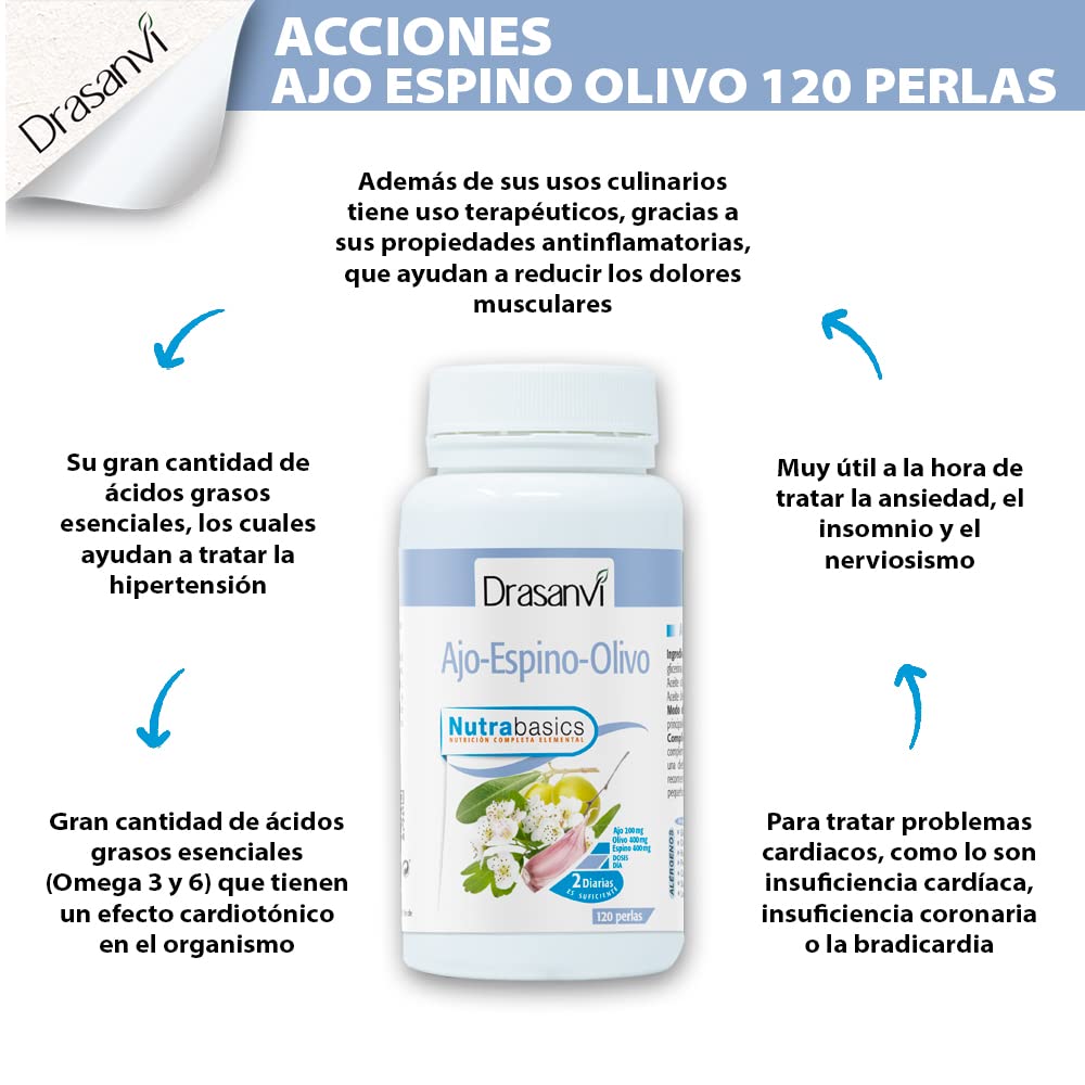 Drasanvi Ajo Espino Olivo 120Perl Drasanvi 300 g, 1 unidad