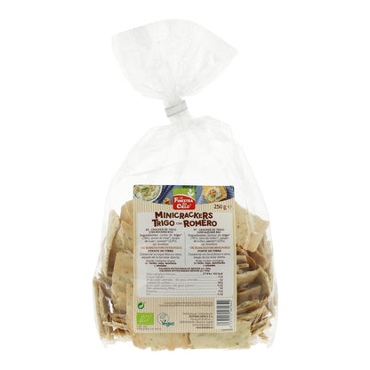 MINI CRACKERS DE TRIGO con romero 250gr. BIO