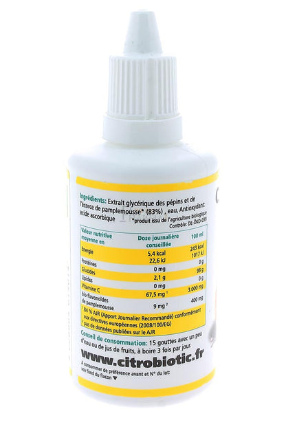 CITROBIOTIC Grapefruit Organic Liquid - 50ml by CitroBiotic