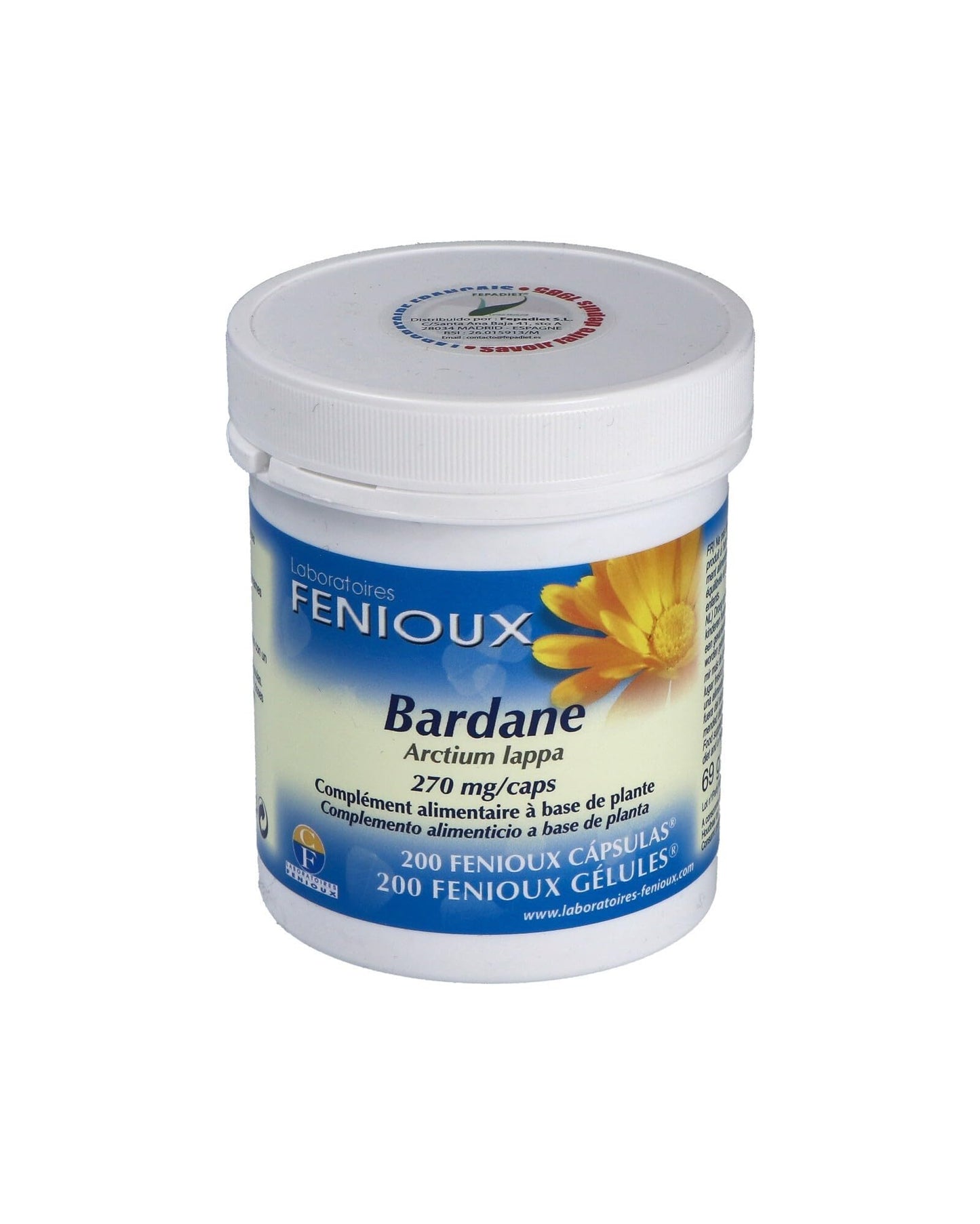 Fenioux Bardana 200 Capsulas - 1 unidad