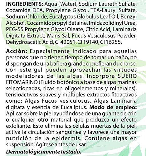 Algologie International Gel de Ducha, Baño Reductor - 500 ml