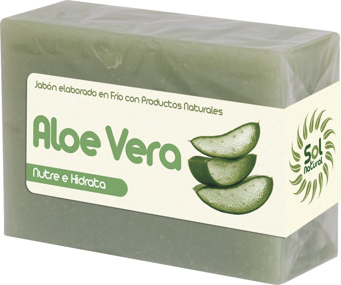 SOLNATURAL JABON DE Aloe Vera 100 g, Estándar, Único